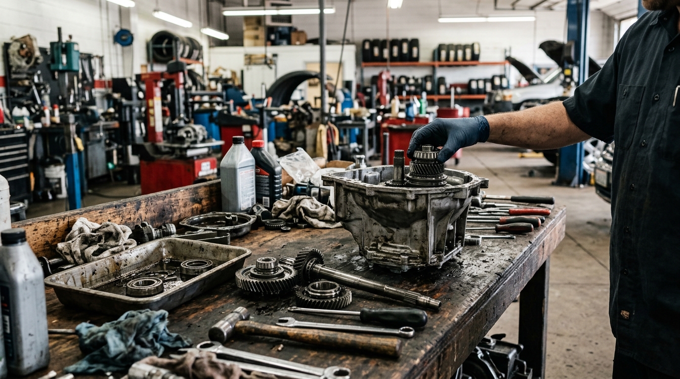 used transmission workbench