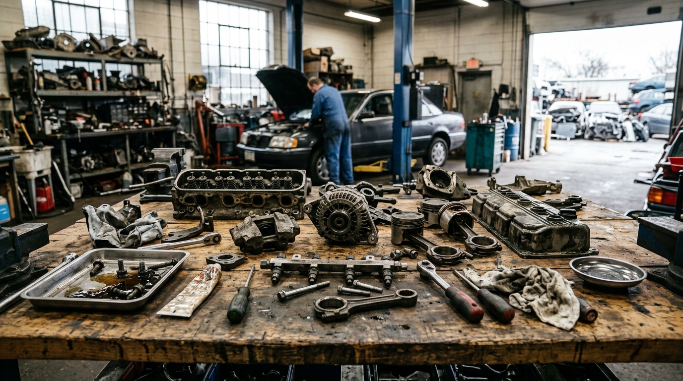 used auto parts workbench