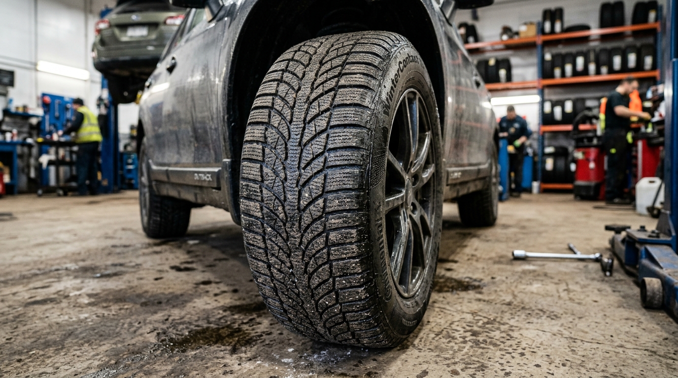 car winter tire tread